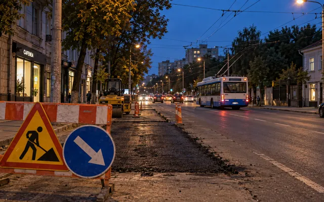Chișinău: str. Gheorghe Asachi se închide din nou în noaptea de 18 spre 19 septembrie