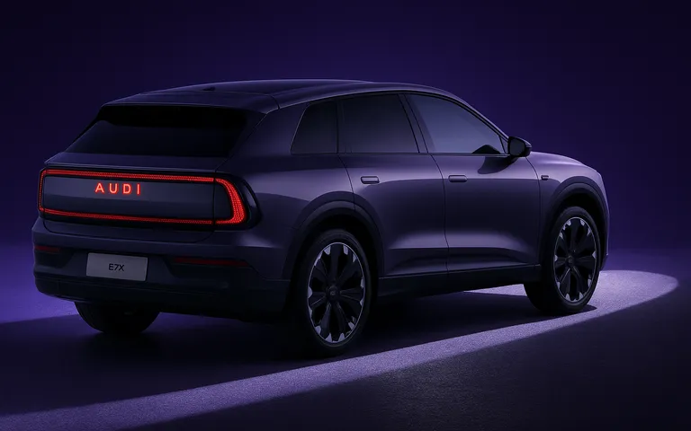 Audi E7X — SUV electric futurist de nouă generație pentru China Audi E7X — SUV electric futurist de nouă generație pentru China